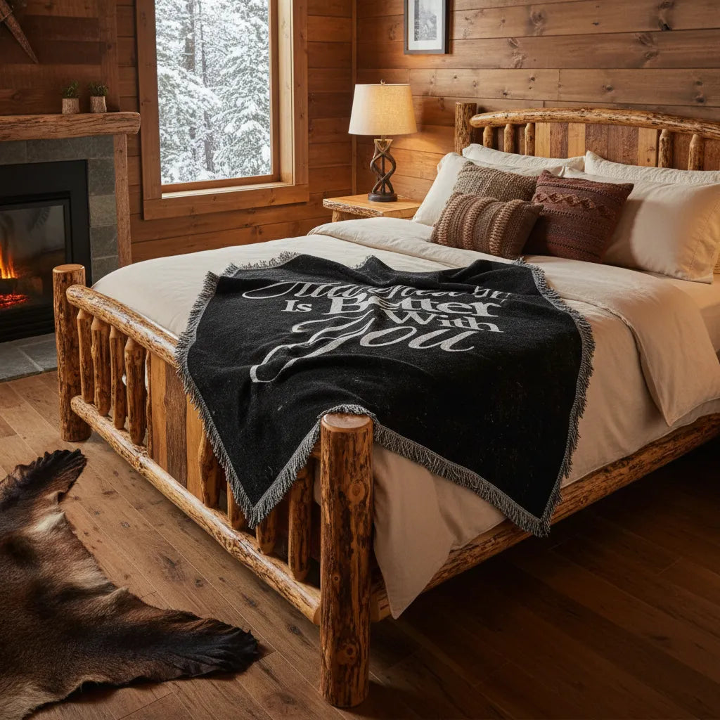 Adventure Is Better With You Heirloom Woven Throw