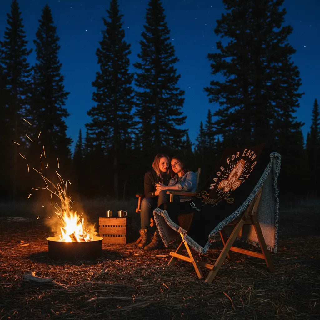 Made for Each Other Personalized Heirloom Woven Blanket