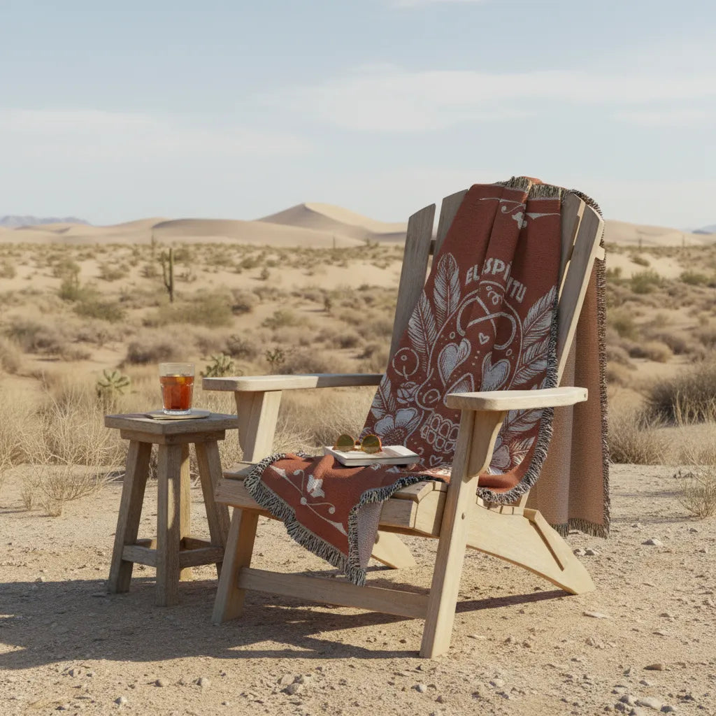 El Espíritu del Oeste Heritage Woven Heirloom Blanket