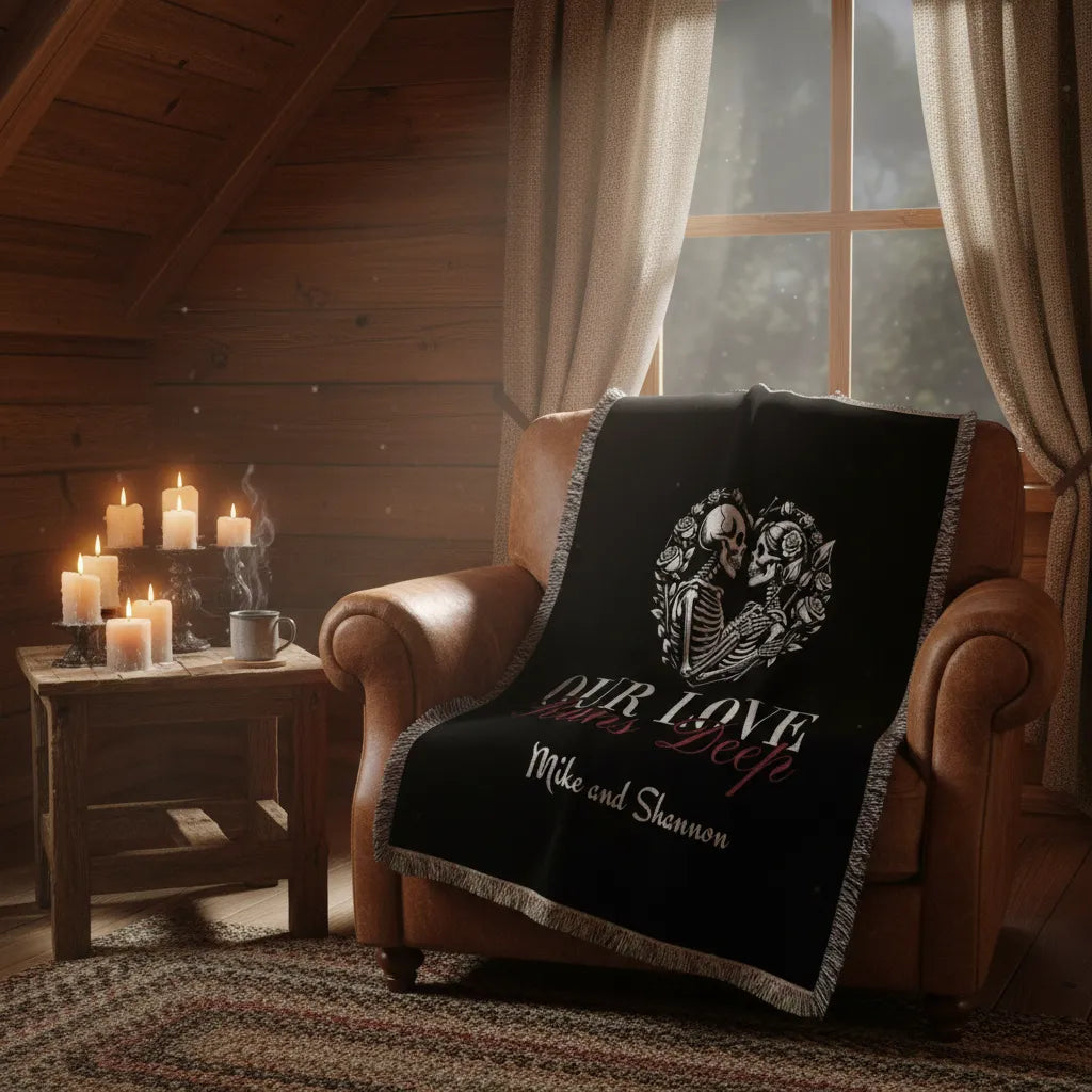 Our Love Runs Deep Heirloom Throw Blanket