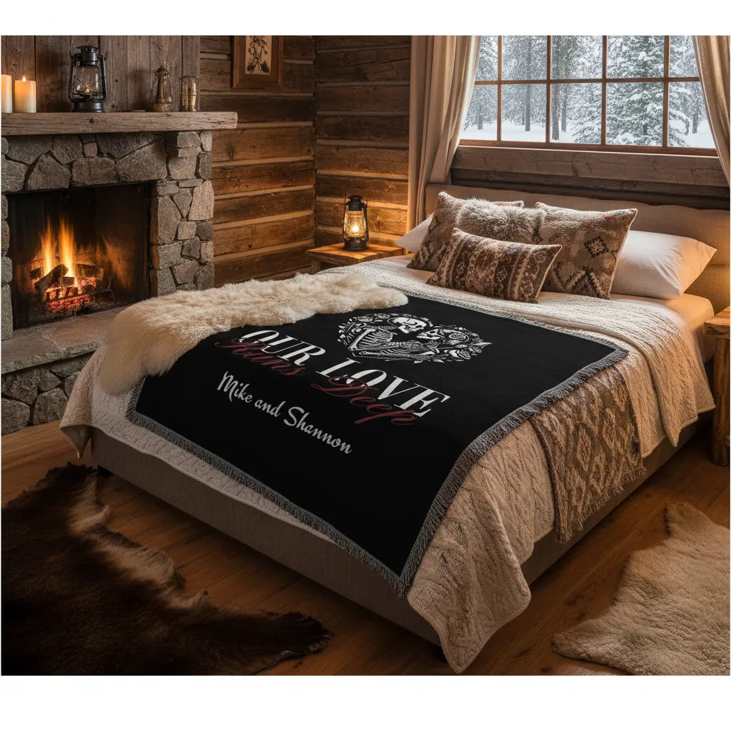 Our Love Runs Deep Heirloom Throw Blanket