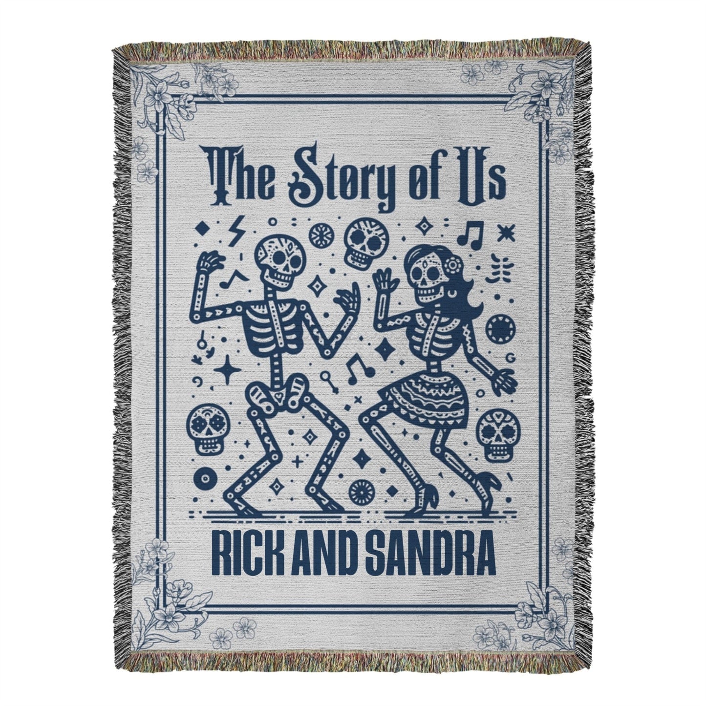 The Story of Us Personalized Heirloom Woven Blanket