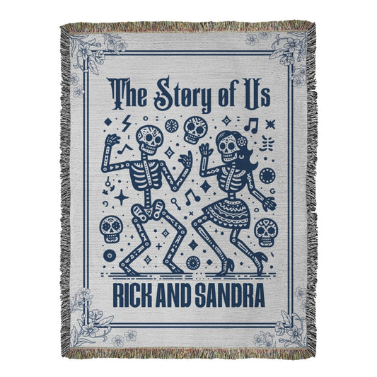 The Story of Us Personalized Heirloom Woven Blanket