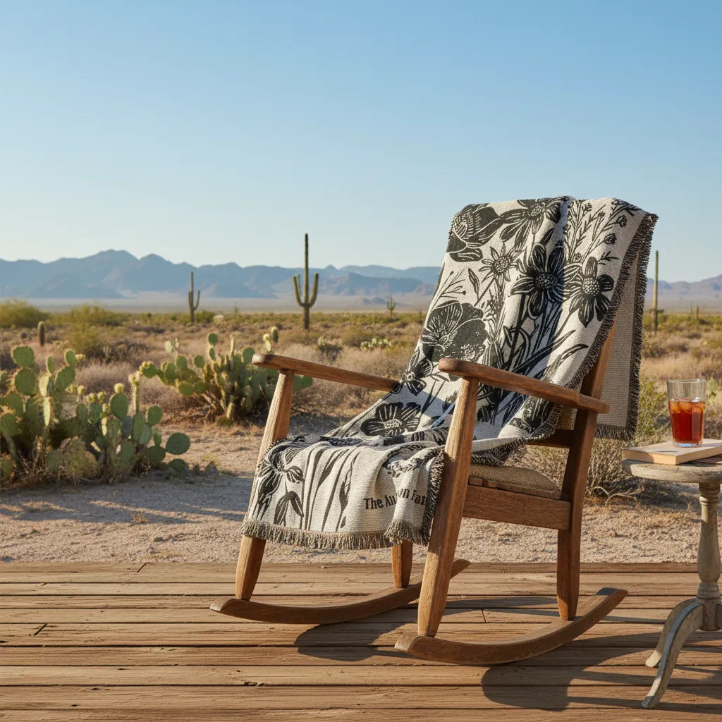 Heirloom Artwork Woven Blanket (Portrait)