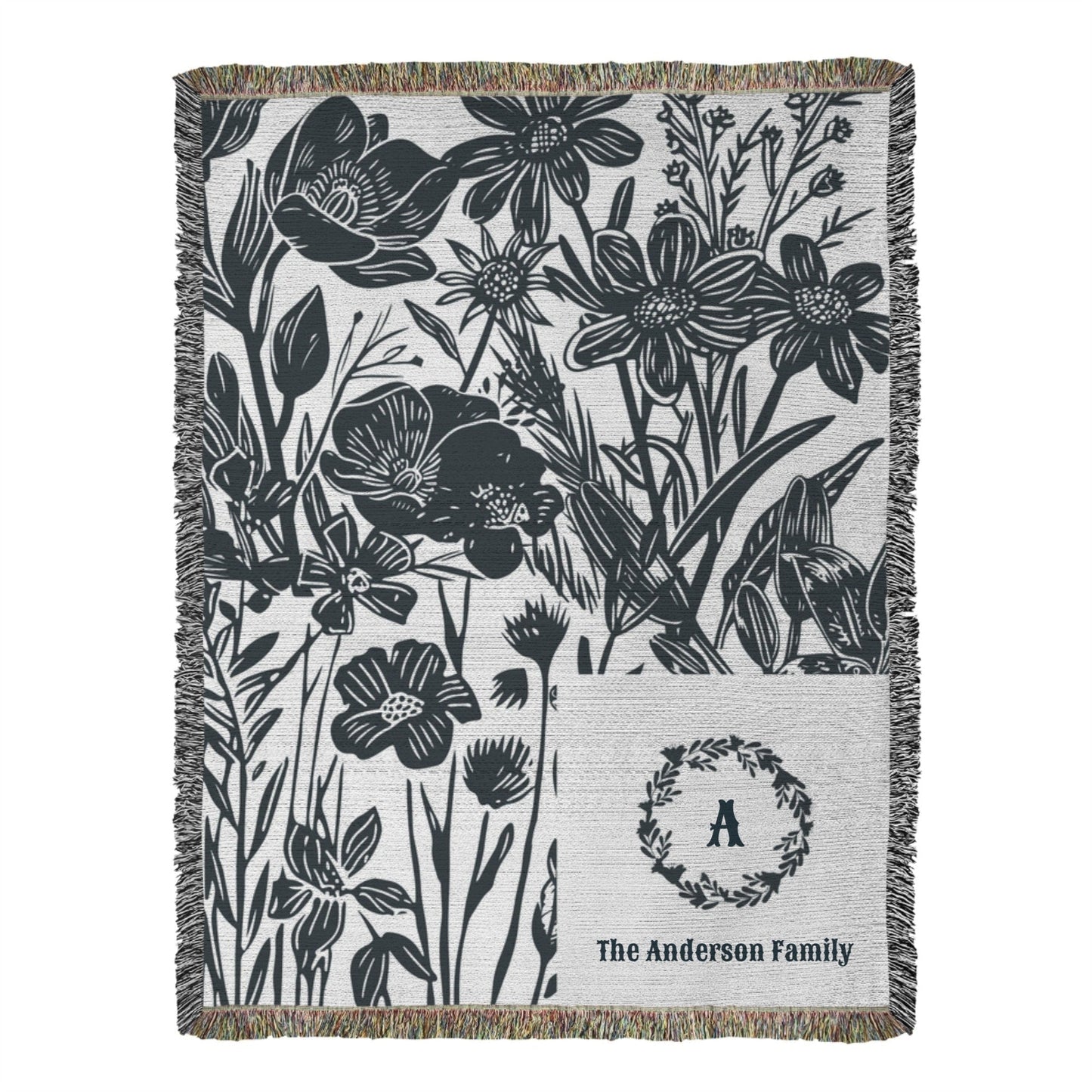 Heirloom Artwork Woven Blanket (Portrait)