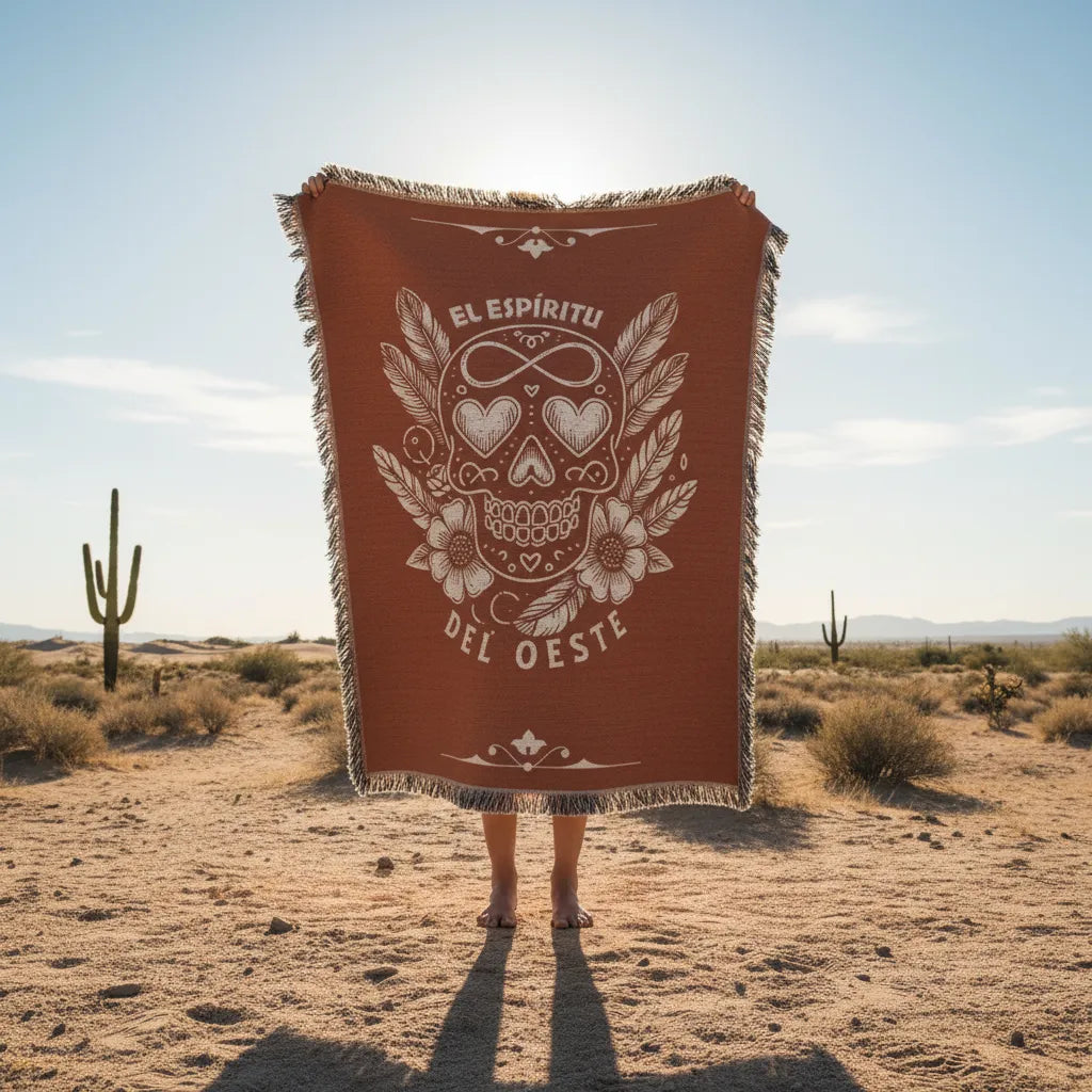 El Espíritu del Oeste Heritage Woven Heirloom Blanket